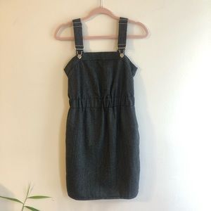 Overall mini dress